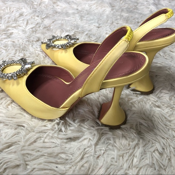 NEW Amina Muaddi Begum Slingback heels - Picture 5 of 11